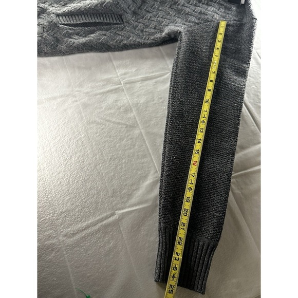 Buffalo David Bitton Cable Knit Cable Knit Cardigan Sweater Mens Small Gray NWT - Picture 9 of 16